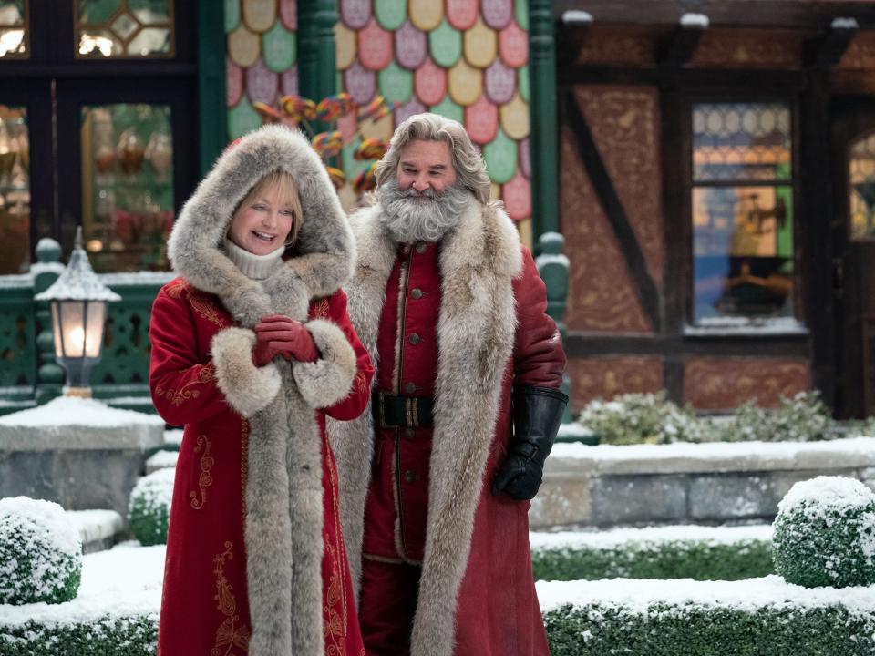 Goldie Hawn and Kurt Russell in "The Christmas Chronicles 2."