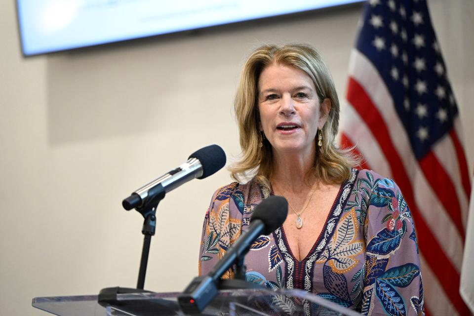 Elizabeth Moore, director of the climate Adaptation Center, said a key purpose of the center is to bring credible simple scientific explanations of climate science to the general public.