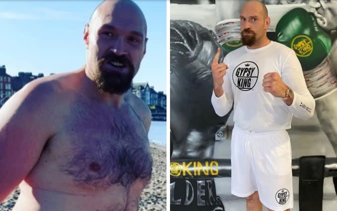 From '12 pints a day' to fighting fit... in two weeks: Inside a Tyson Fury training camp - INSTAGRAM:TYSON FURY