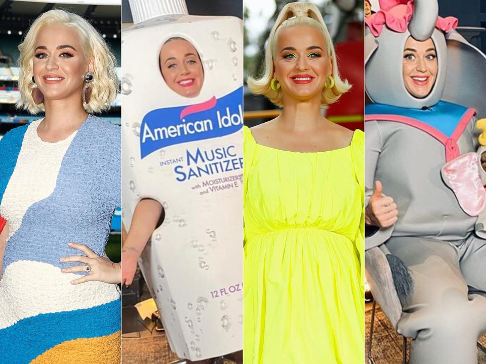 Katy Perry wore a lot of whimsical looks during her pregnancy too.