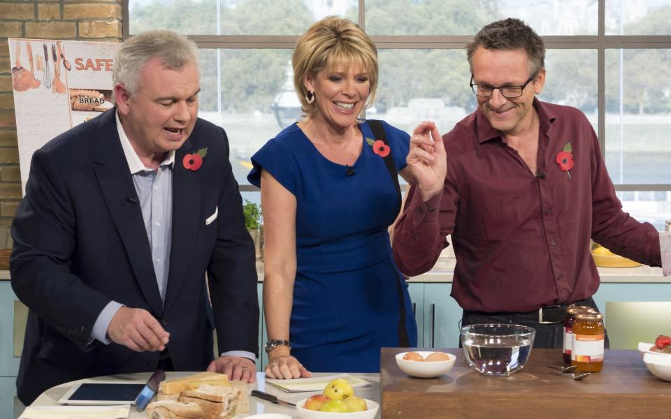 Michael Mosley with Eamonn Holmes and Ruth Langsford on This Morning