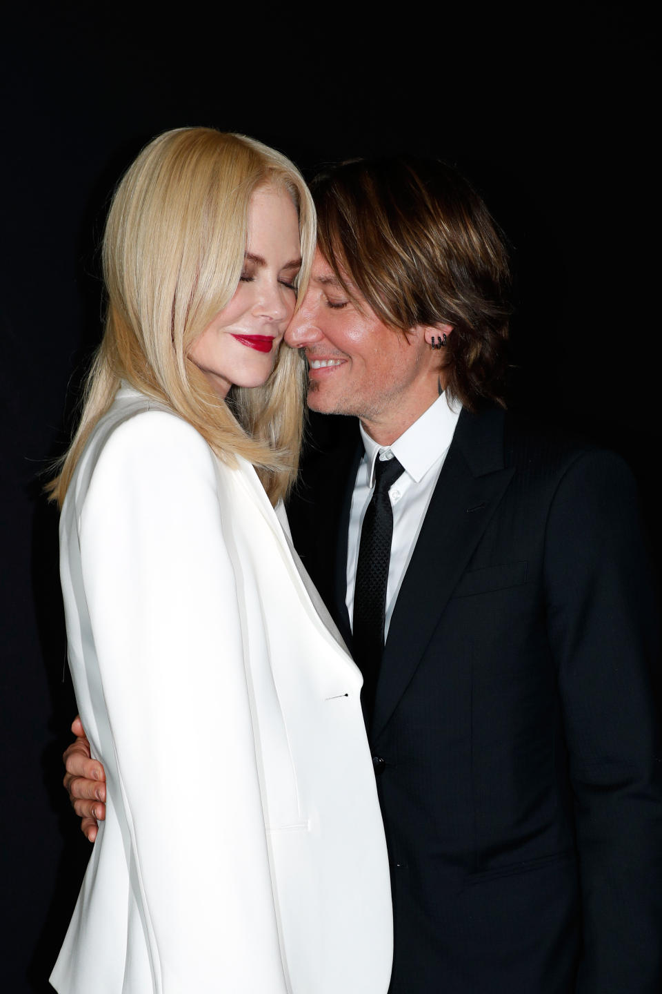 Nicole Kidman and Keith Urban attend the Giorgio Armani Prive Haute Couture Fall/Winter 2019 2020 show as part of Paris Fashion Week on July 2 in Paris.&nbsp; (Photo: Bertrand Rindoff Petroff via Getty Images)