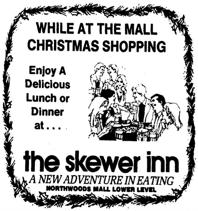 In a 1980 advertisement in the Journal Star, the Skewer Inn promised diners "a new adventure in eating." That promise would soon prove to be prophetic — but not in a good way.