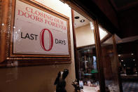 <p>A lobby shop displays a sign inside the world famous Waldorf Astoria hotel in New York, Feb. 28, 2017. (Photo: Mike Segar/Reuters) </p>