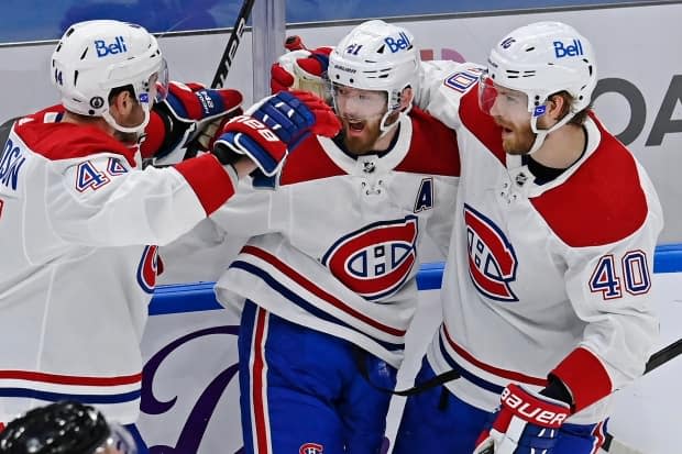 The surging Montreal Canadiens are entering their Stanley Cup semifinal series against the Las Vegas Golden Knights with a high level of confidence despite being the underdogs. Montreal last made it this far in 2014. (Frank Gunn/The Canadian Press - image credit)