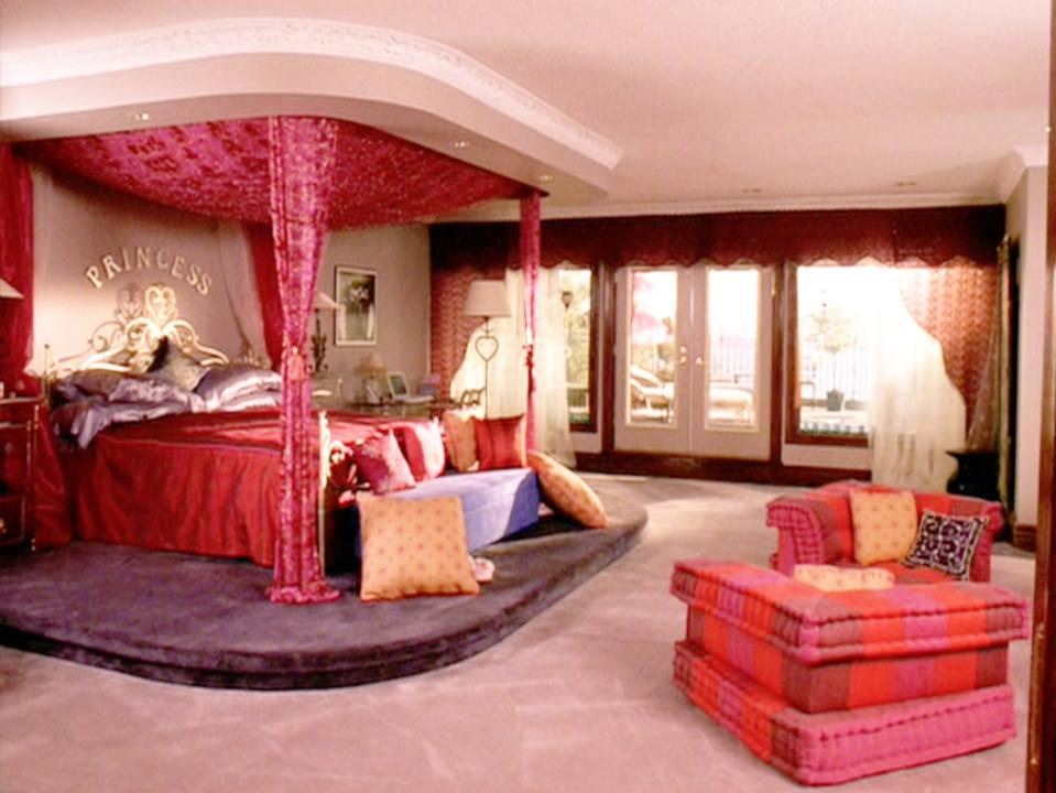 Regina George’s bedroom in the 2004 film Mean Girls.