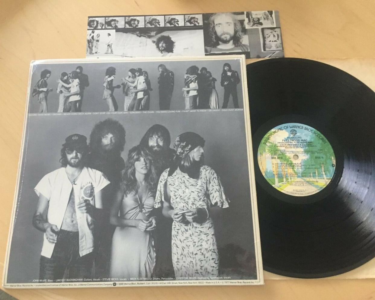 Vintage Fleetwood Mac's "Rumours" Vinyl LP