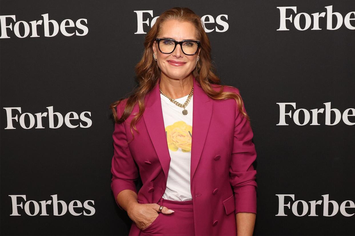 Brooke Shields attends the 10th Annual Forbes Power Women's Summit at Jazz at Lincoln Center on September 15, 2022 in New York City.