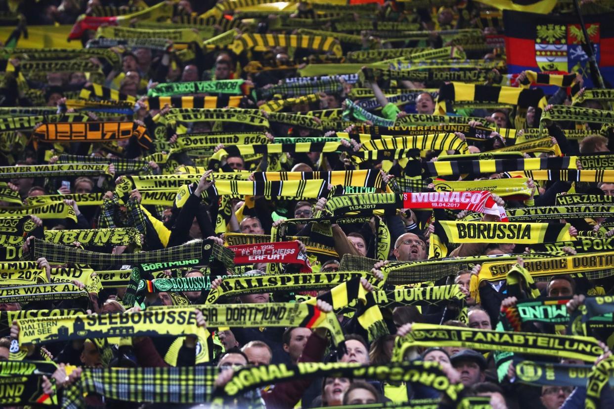GVC was recently announced as a sponsor of Borussia Dortmund: Bongarts/Getty Images
