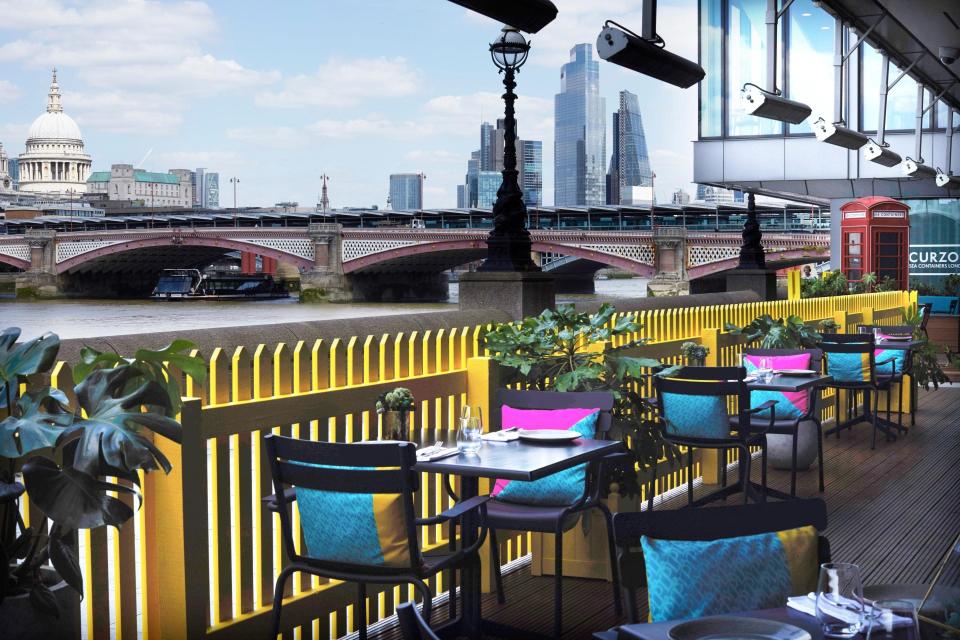 Sea Containers London summer terrace - Lucy Richards