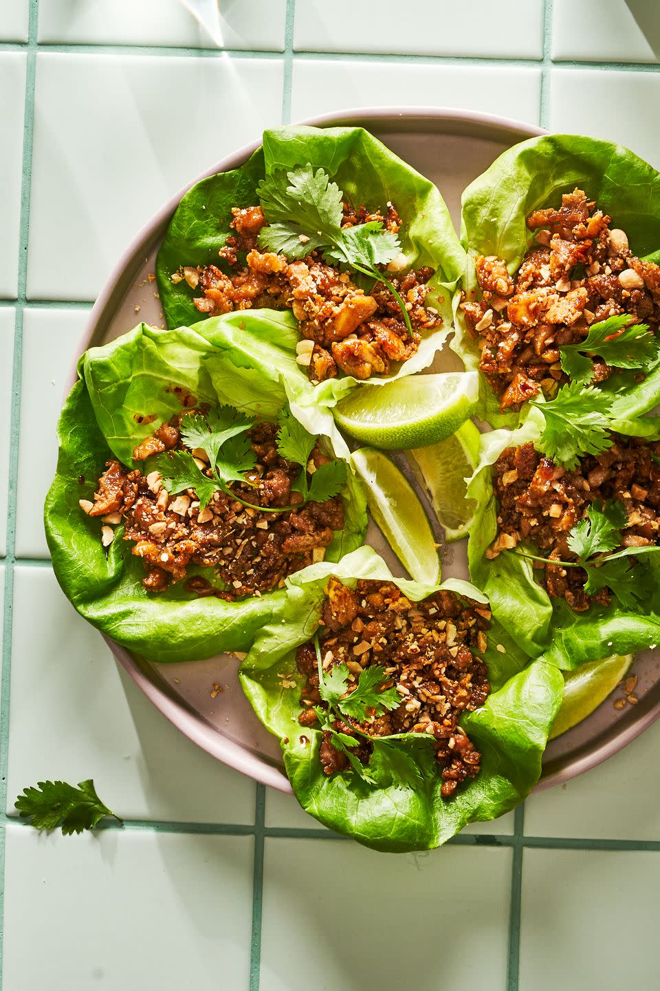 Caramelized Tofu Lettuce Cups