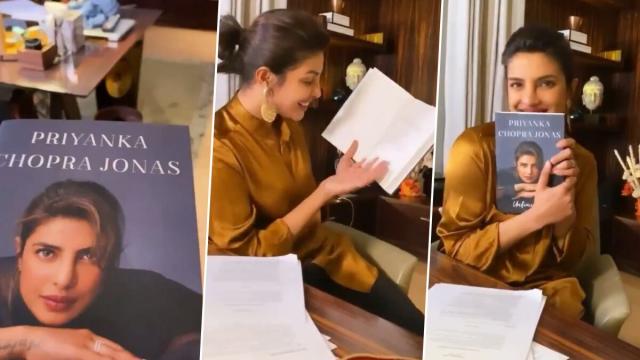 Priyanka Chopra Ki Xxx Video Chudai Video Mein Chalti - Priyanka Chopra Is Both 'Terrified and Excited' As She Sees Her Book  Unfinished for the First Time