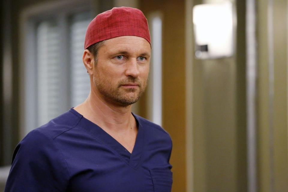 <p>After Patrick Dempsey's exit from the show, Martin Henderson joined the cast of <em>Grey's </em>as McDreamy heir apparent Nathan Riggs. </p>