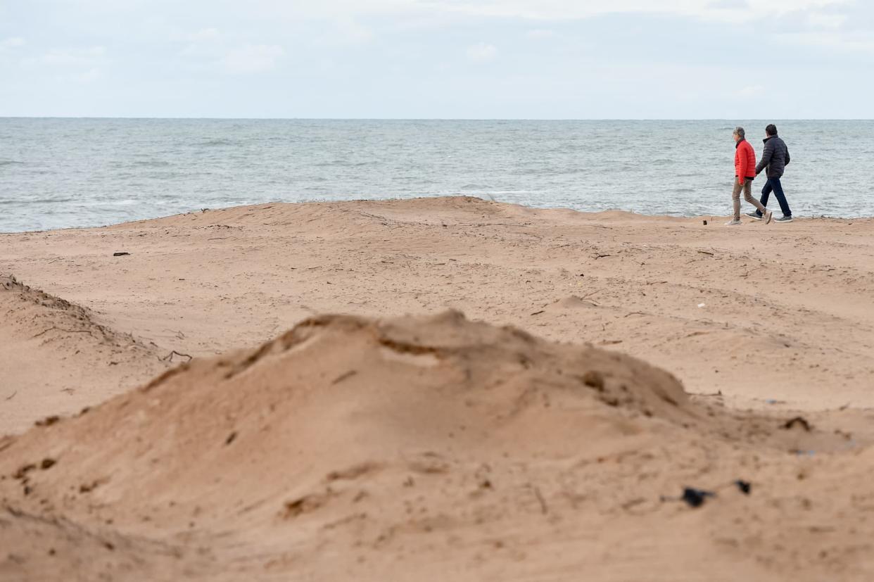 La mâchoire a été retrouvée sur une plage de Vendée. Ici, celle de Bretignolles-sur-Mer.  - Sebastien SALOM-GOMIS / AFP