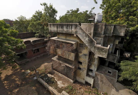 The ancestral home of Zakia Jafri, whose late husband, a lawmaker for the Congress party which now sits in opposition, and was hacked to death by a Hindu mob in riots, is seen at the Gulbarg Society, a Muslim owned residential area, in Ahmedabad, India, September 16, 2015. REUTERS/Amit Dave