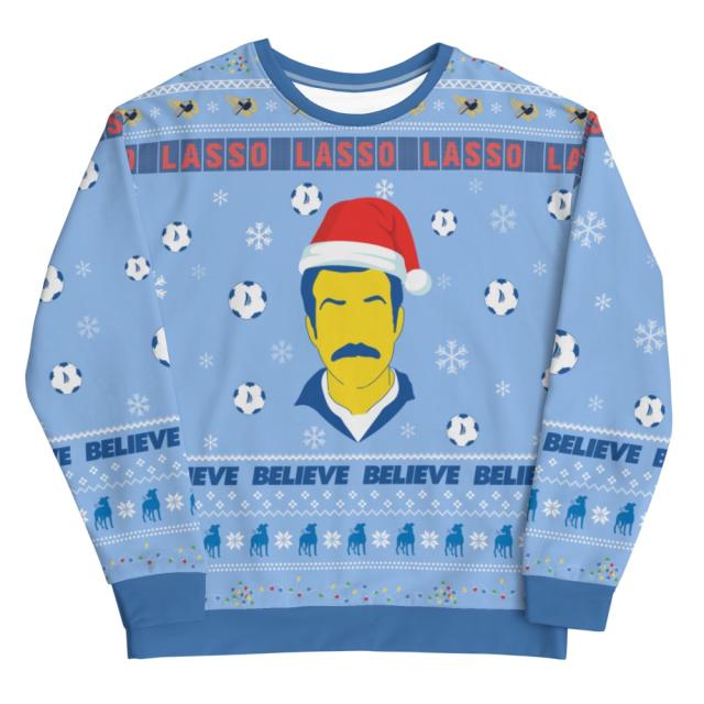 St Louis Blues Logo Wearing Santa Hat Christmas Gift Ugly Christmas Sweater  For Men And Women Gift - YesItCustom