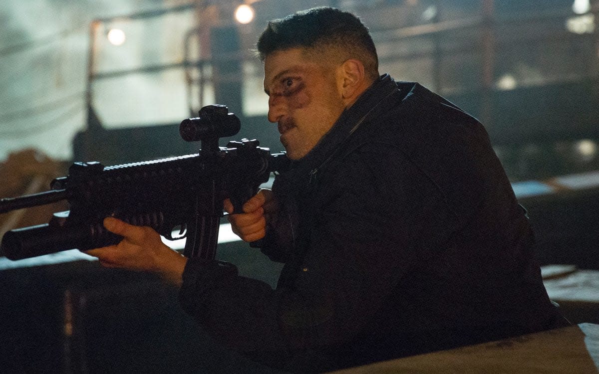 Jon Bernthal in The Punisher, which just had its New York Comic Con panel pulled - Netflix