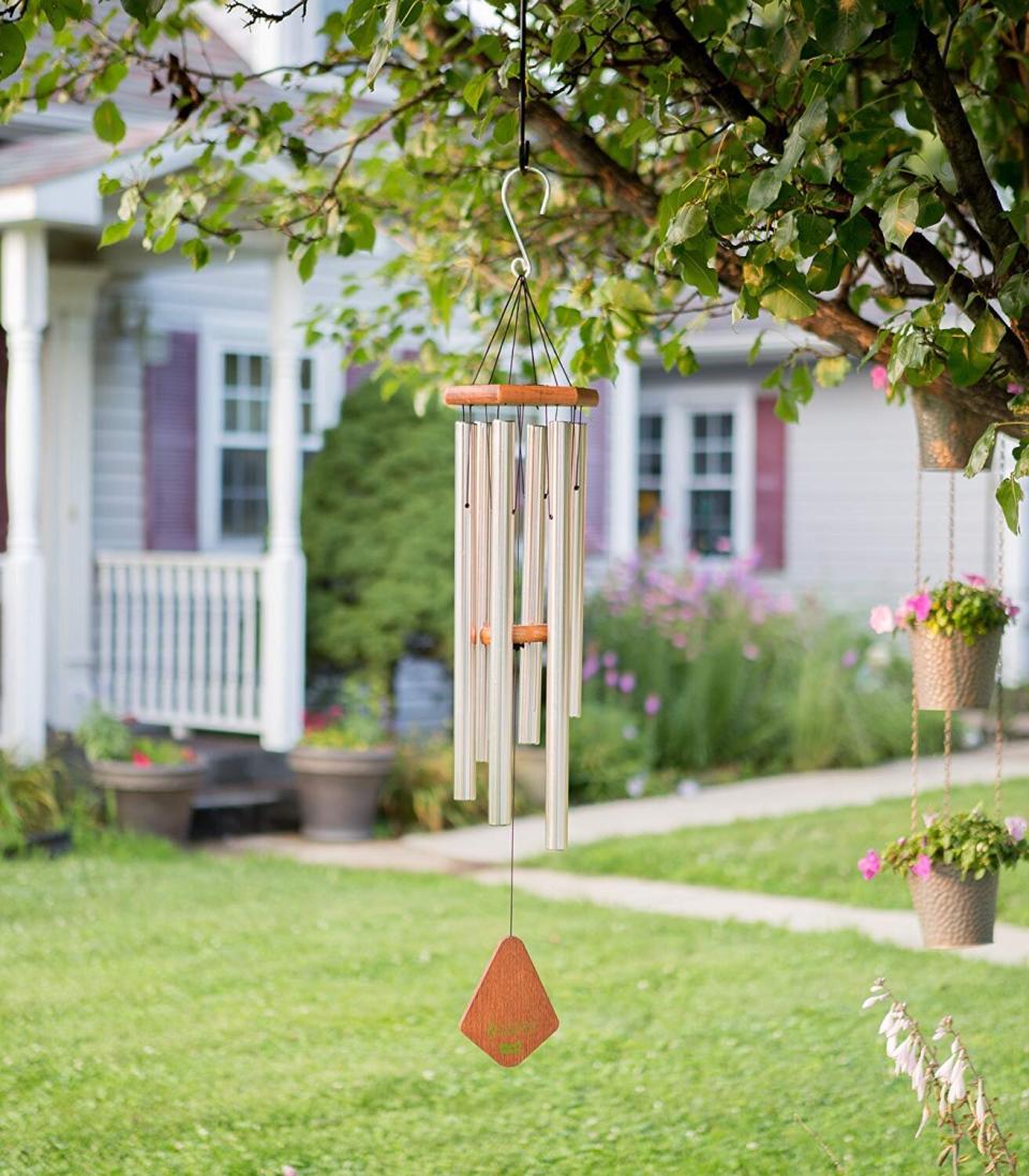 Upgrade their outdoor space with this set of melodic wind chimes. For the musically inclined, these <a href="https://amzn.to/2M8CmjM" target="_blank" rel="noopener noreferrer">have been tuned to the &ldquo;E&rdquo; pentatonic scale</a> for the most soothing sounds on breezy days. <a href="https://amzn.to/2M8CmjM" target="_blank" rel="noopener noreferrer">Get them on Amazon</a>.