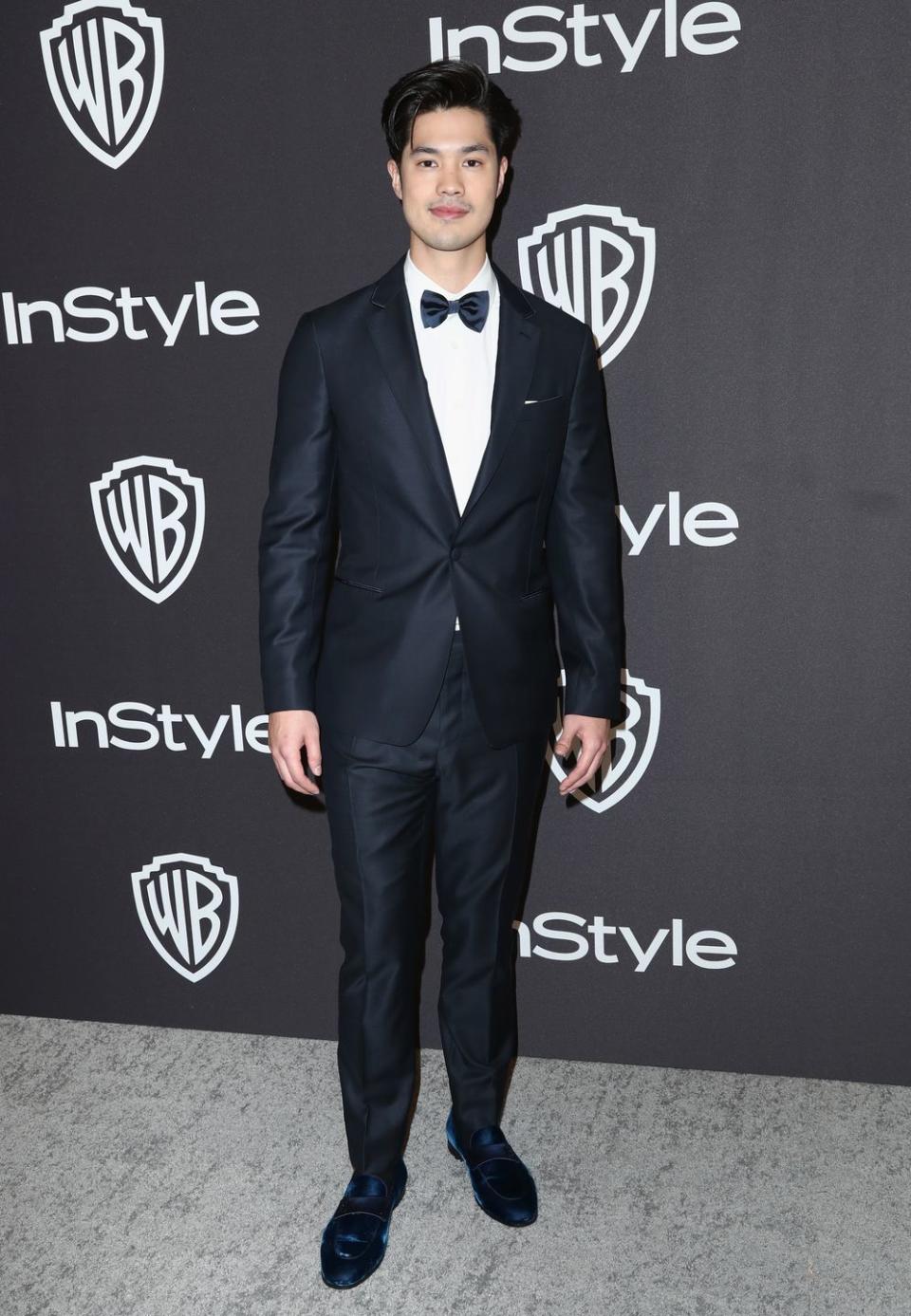 <p>At the <em>InStyle</em> and Warner Bros. Golden Globes after party.</p>