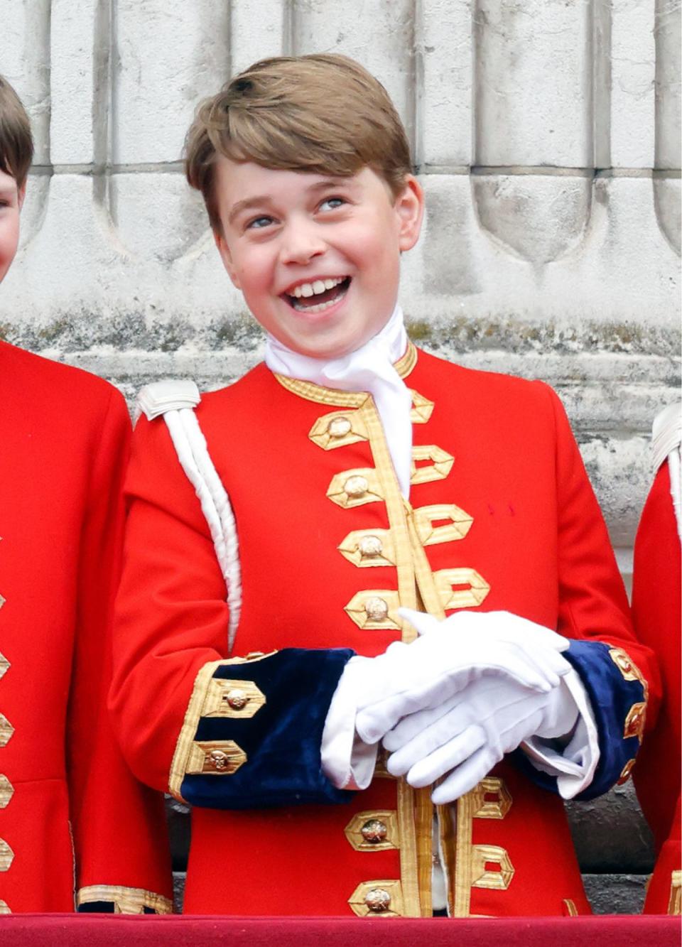 Prince George in his role as Page of Honour