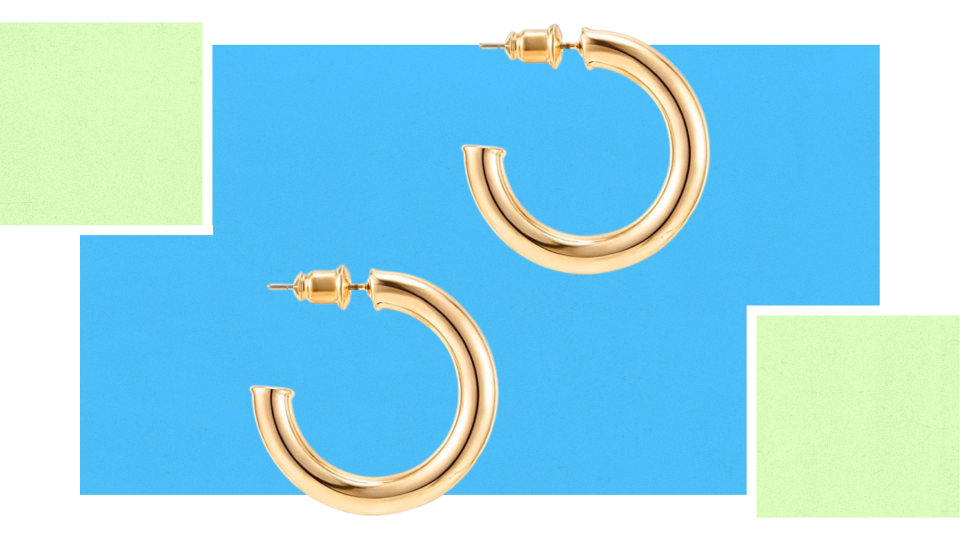 These lightweight earrings will add a little bling.