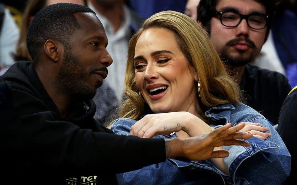 Rich Paul and Adele