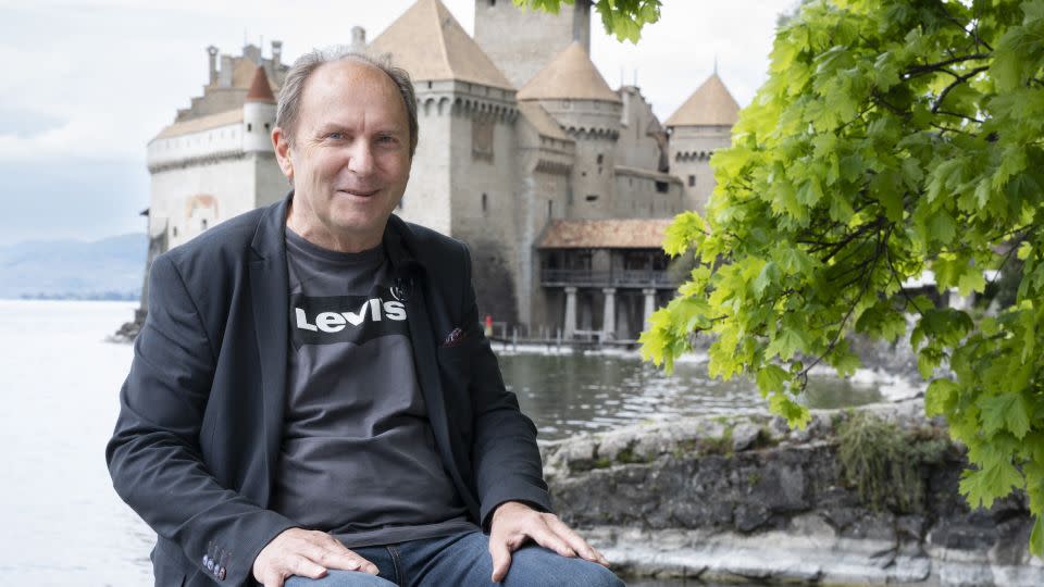 Marc Gauthier, 63, who has Parkinson's disease, was treated with a spinal cord neuroprosthesis for his locomotor symptoms. - Gilles Weber/CHUV