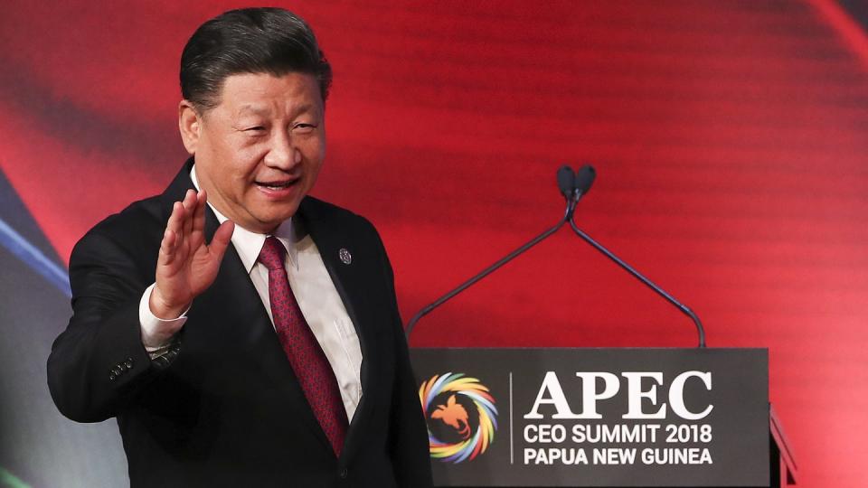 Chinas Präsident Xi Jinping hielt den USA gleich zum Auftakt in einer Rede vor, ein «egoistisches» Programm zu verfolgen. Foto: Fazry Ismail/Pool European Pressphoto Agency