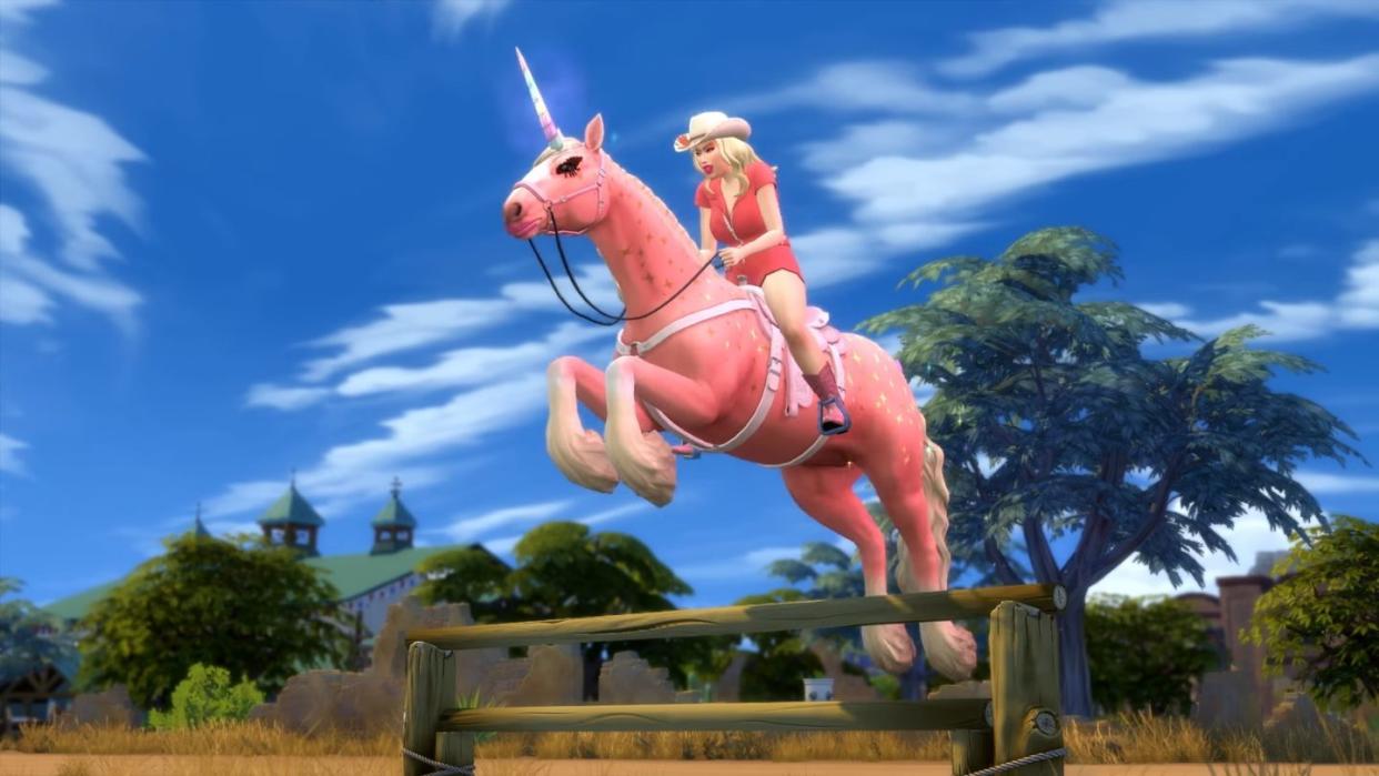 the sims 4 horse ranch unicorn