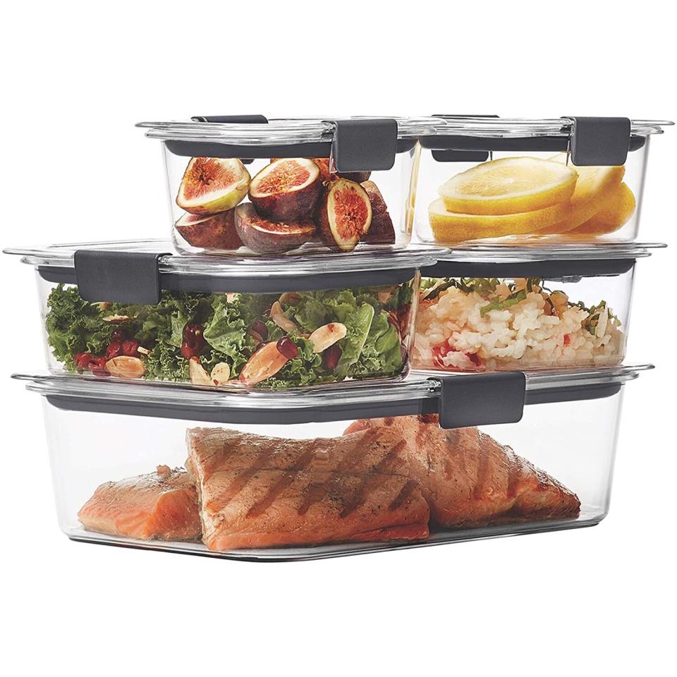 Rubbermaid Brilliance Leak-Proof Food Storage Containers