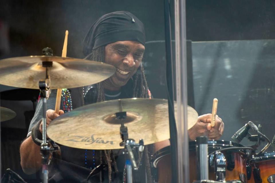 KC and The Sunshine Band performs at the inaugural show at The Sound Amphitheater in Gautier on Friday, April 12, 2024. Hannah Ruhoff/Sun Herald