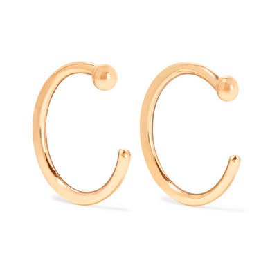 Melissa Joy Manning Gold Hoops