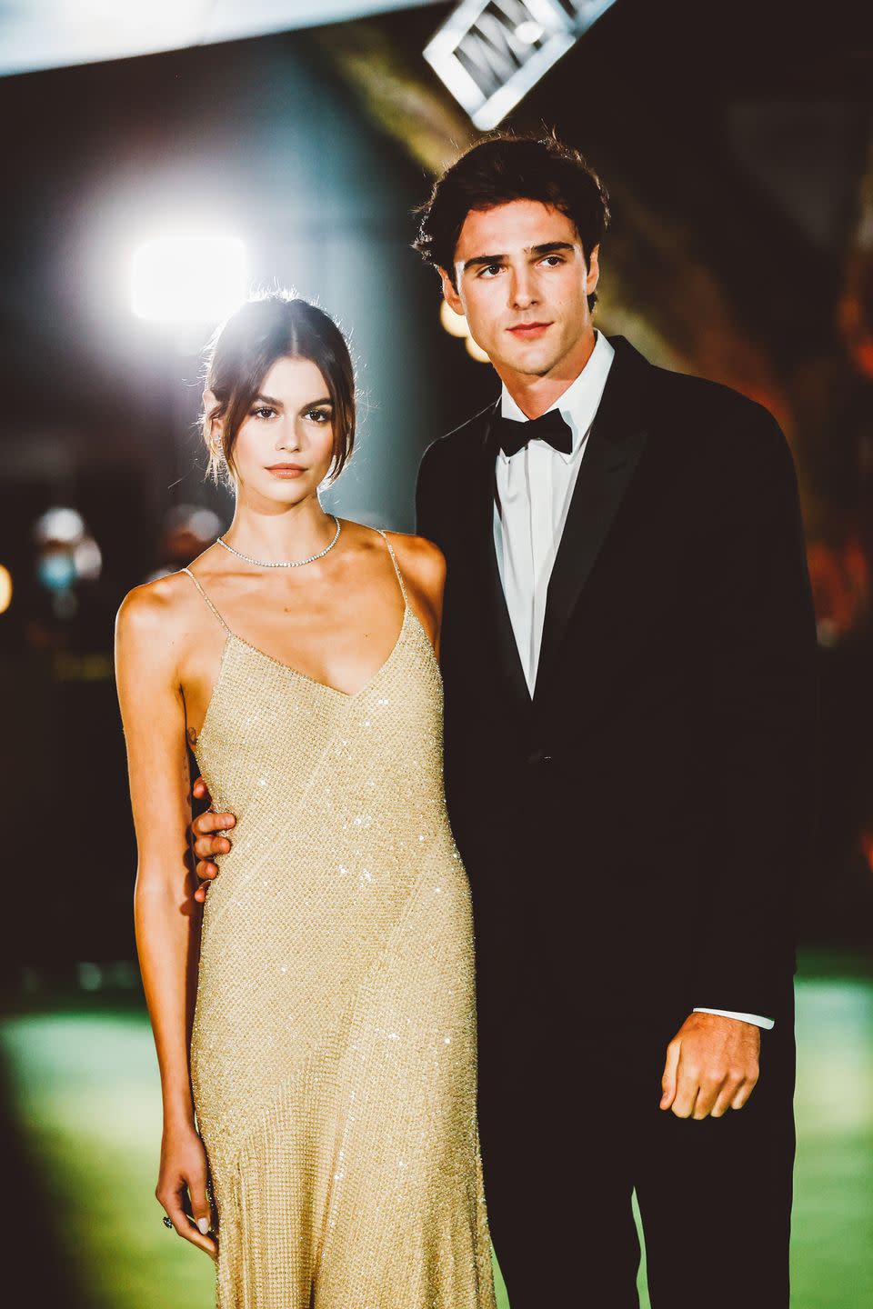 los angeles, california september 25 editors note image has been edited using digital filters kaia gerber and jacob elordi attend the academy museum of motion pictures opening gala at academy museum of motion pictures on september 25, 2021 in los angeles, california photo by matt winkelmeyerwireimage,