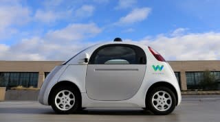 Waymo self-driving car prototype