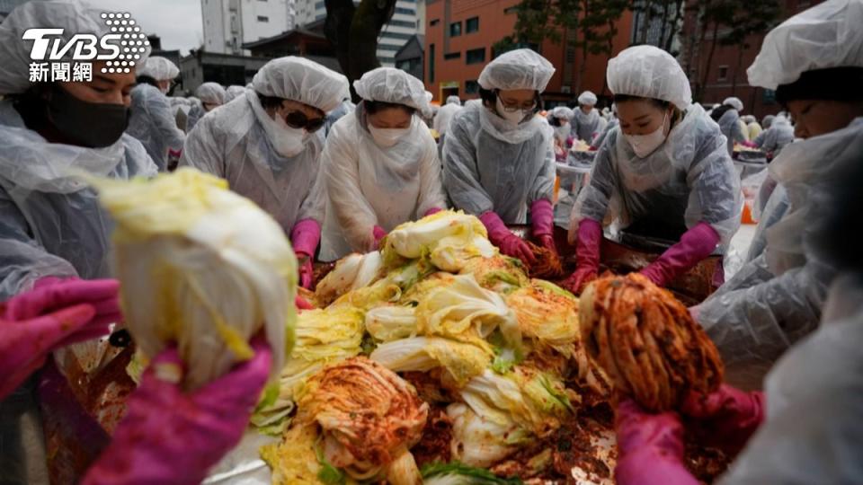 做為韓國傳統食物之一，首爾強行要求漢字圈的我們，改稱泡菜為「辛奇」。（圖／達志影像美聯社）