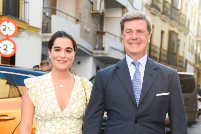 Cayetano Martínez de Irujo y su novia, Bárbara Mirjan