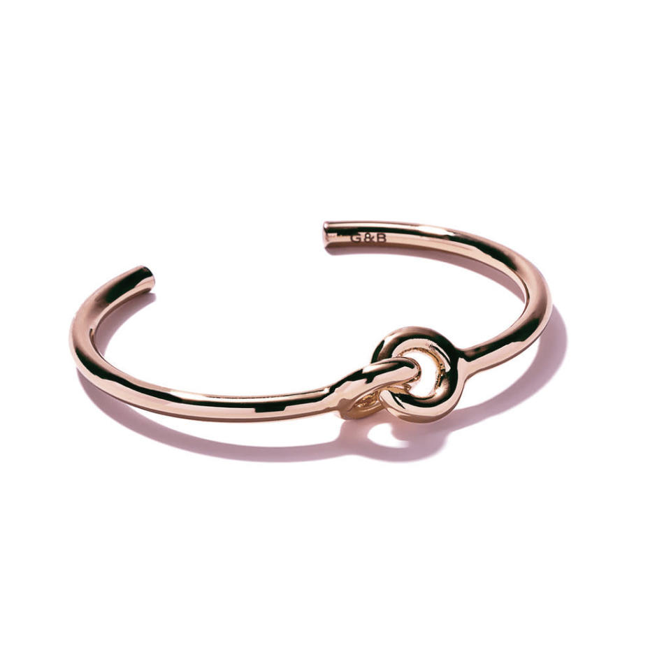 Giles and Brother Skinny Archer Cuff in Rose Gold ($95)