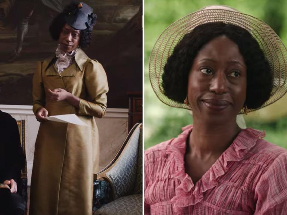 Lady Russell in Netflix's 2022 adaptation of "Persuasion."