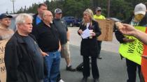 Progress made with union heads, say protesting electrical workers