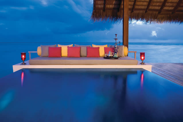 One&Only Reethi Rati, Maldives - North Male 233; Atoll, Republic of Maldives (00 960 664 8800; www.oneandonlyresorts.com) Grand Water Villa from Rs 2,13,940 per night 