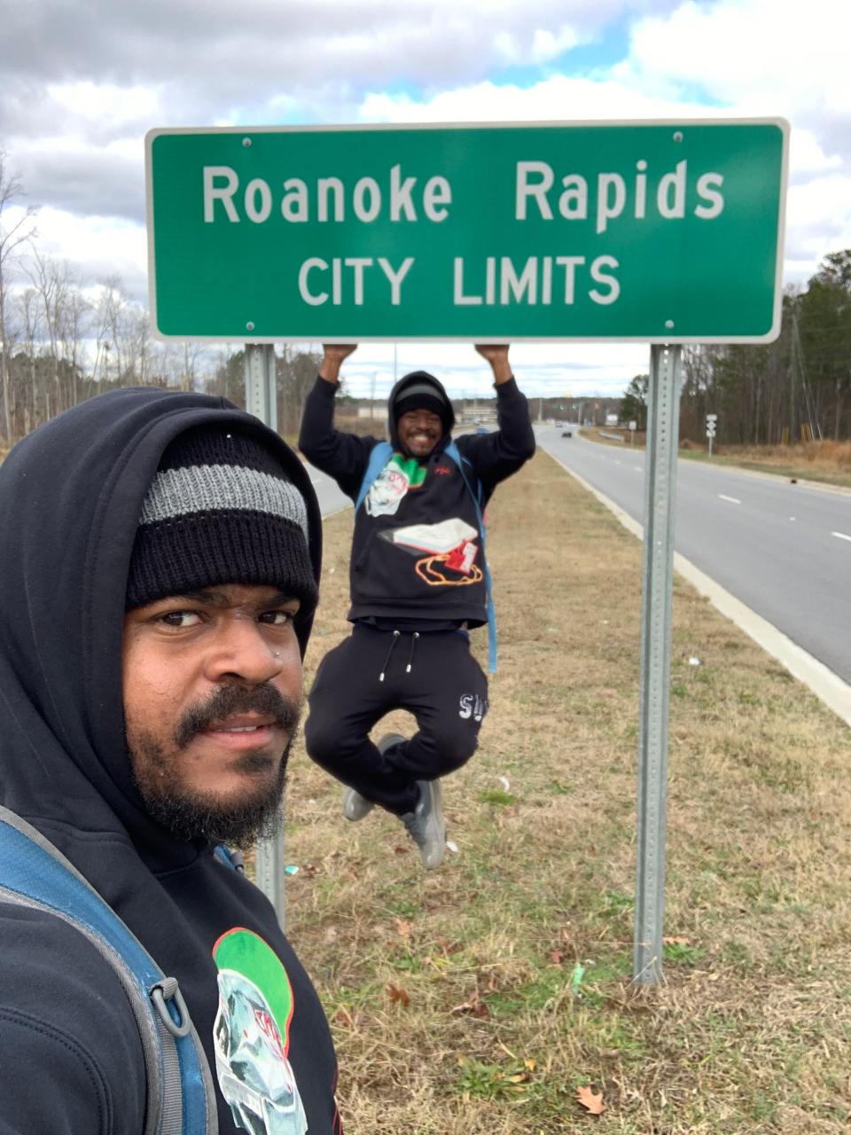 Davon and Tavon Woods outside Roanoke Rapids, N.C.