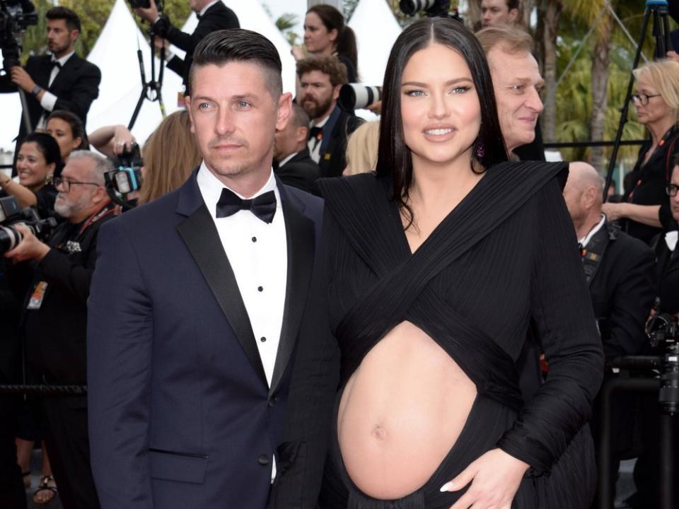 Andre Lemmers und Adriana Lima in Cannes. (Bild: imago/ZUMA Wire)