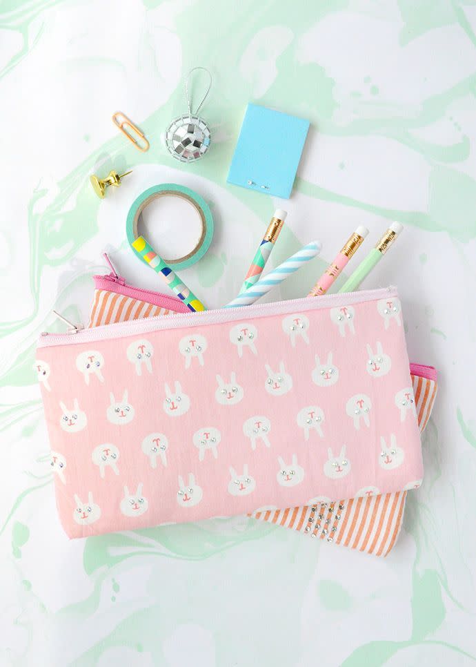 bunny pencil case bunny crafts