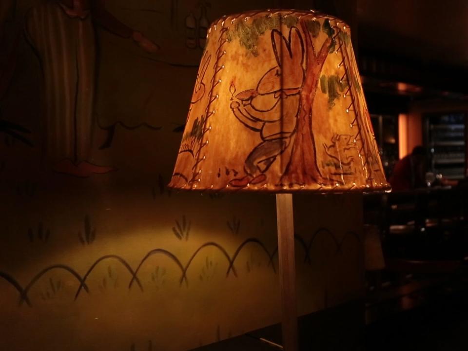 Bemelmans Bar lampshade - The Carlyle Hotel