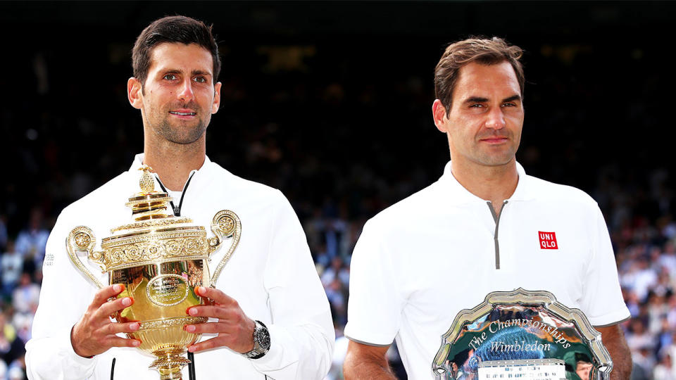 Novak Djokovic wants to continue his career and play for a long time like Roger Federer. (Getty Images)