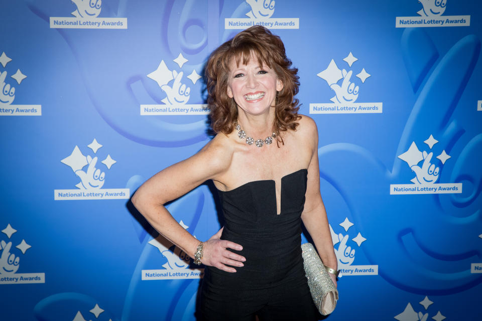 Bonnie Langford poses for photographers upon arrival at the National Lottery Stars 2015 event in London, Friday, Sept. 11, 2015. (Photo by Vianney Le Caer/Invision/AP)