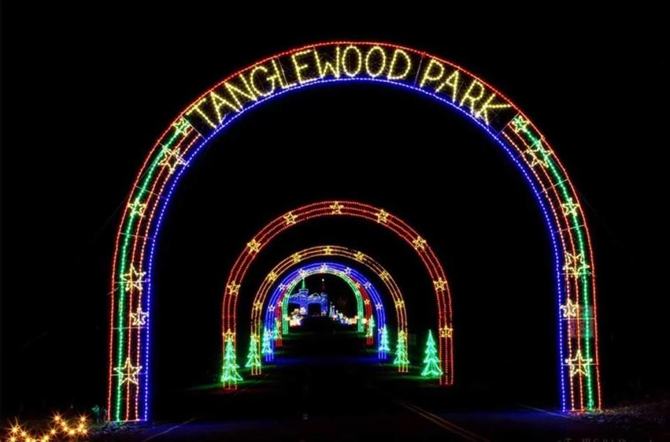 Festival of Lights is open everyday at Tanglewood Park from 6-11 p.m. through Jan. 1.