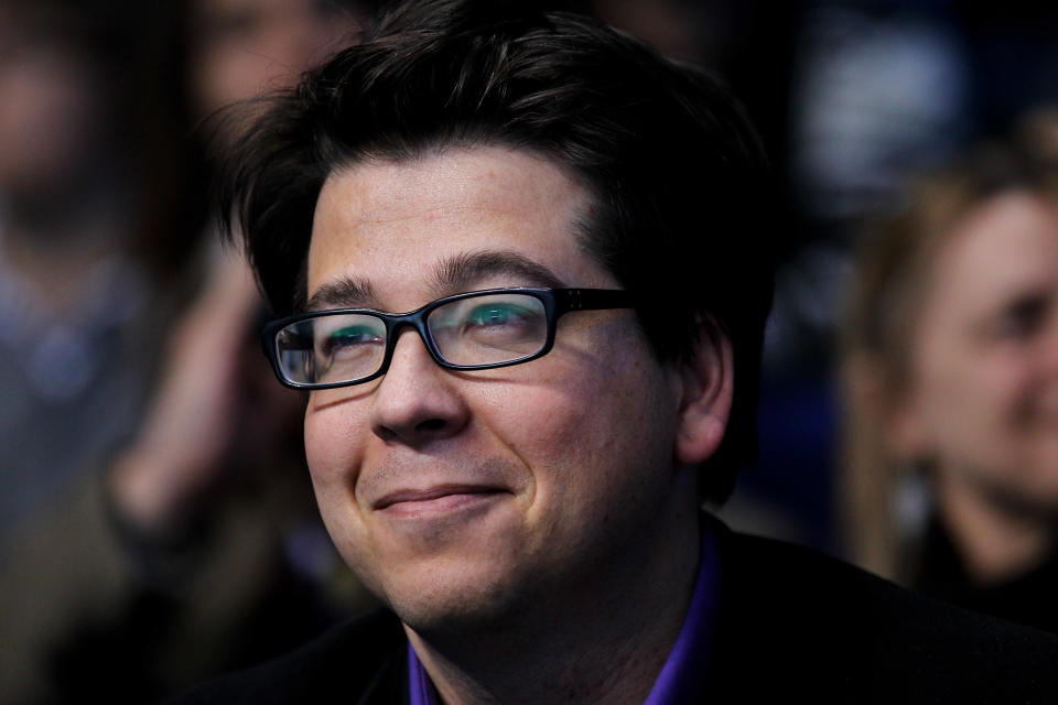 LONDON, ENGLAND - NOVEMBER 27:  Comedian Michael McIntyre watches the Andy Murray and  Rafael Nadal men's semi-final match against of Spain during the ATP World Tour Finals at O2 Arena on November 27, 2010 in London, England.  (Photo by Matthew Lewis/Getty Images)