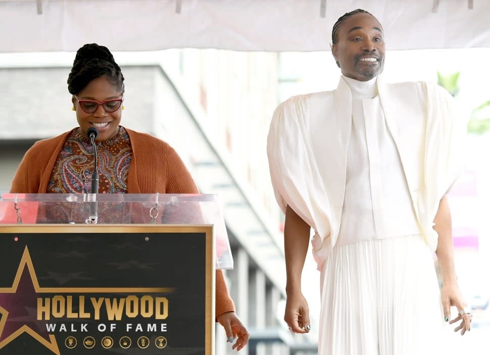 Billy Porter Sister Attends Walk of Fame Ceremony