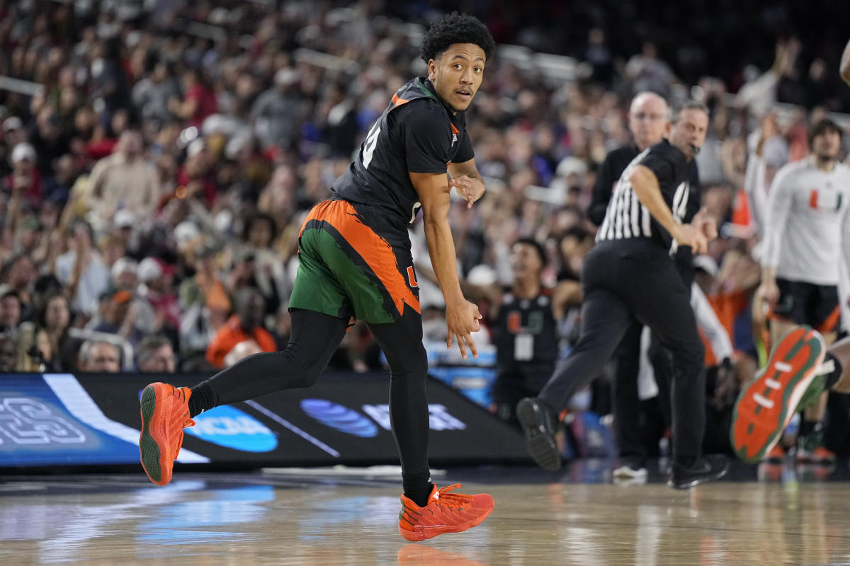 Final Four: Miami guard Nijel Pack's broken shoe against UConn sparks  frantic hunt for replacement pair